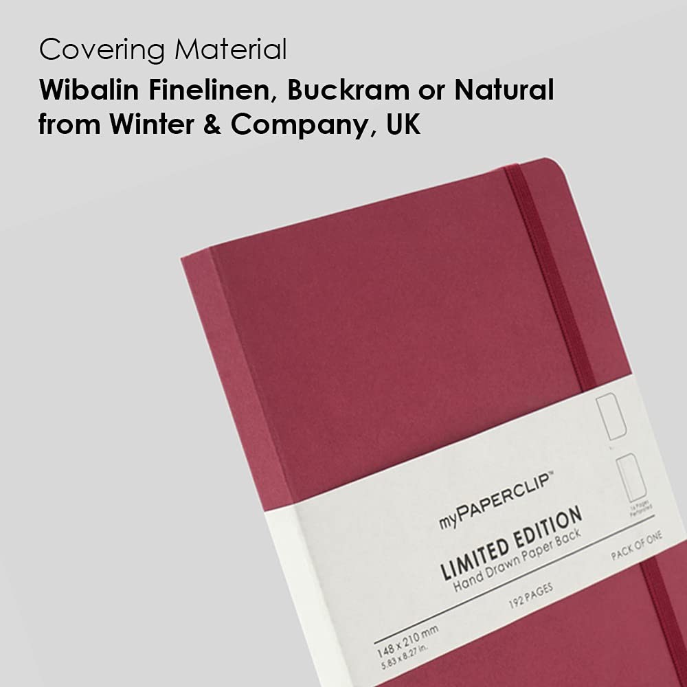 Limited Edition A5 Plain Notebook | 192 Pages, 100 GSM, Soft Cover, A5 (5.83 …