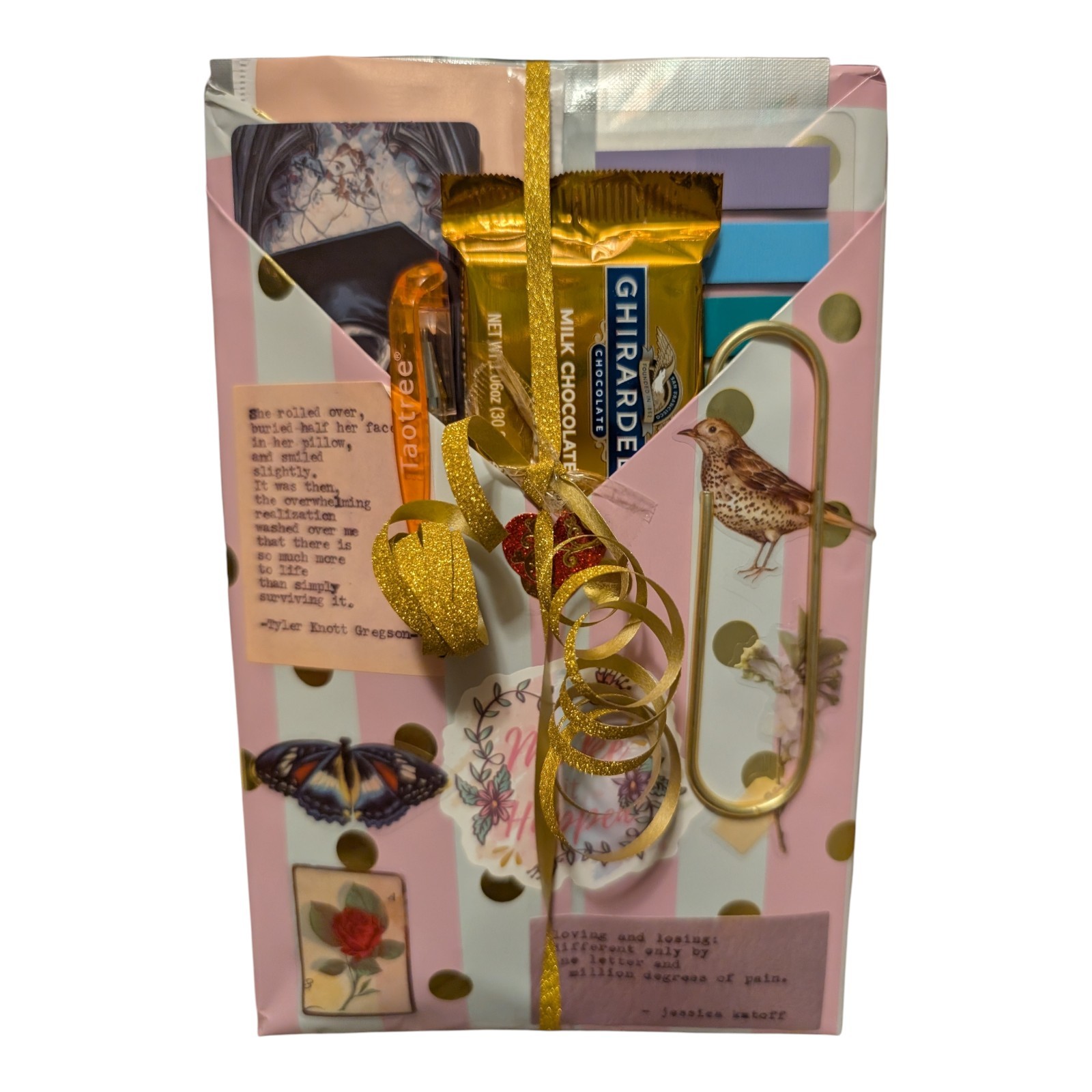 Enchanted Escape: Blind Date With A Book, Tea, Candy Bookmark More Booktok