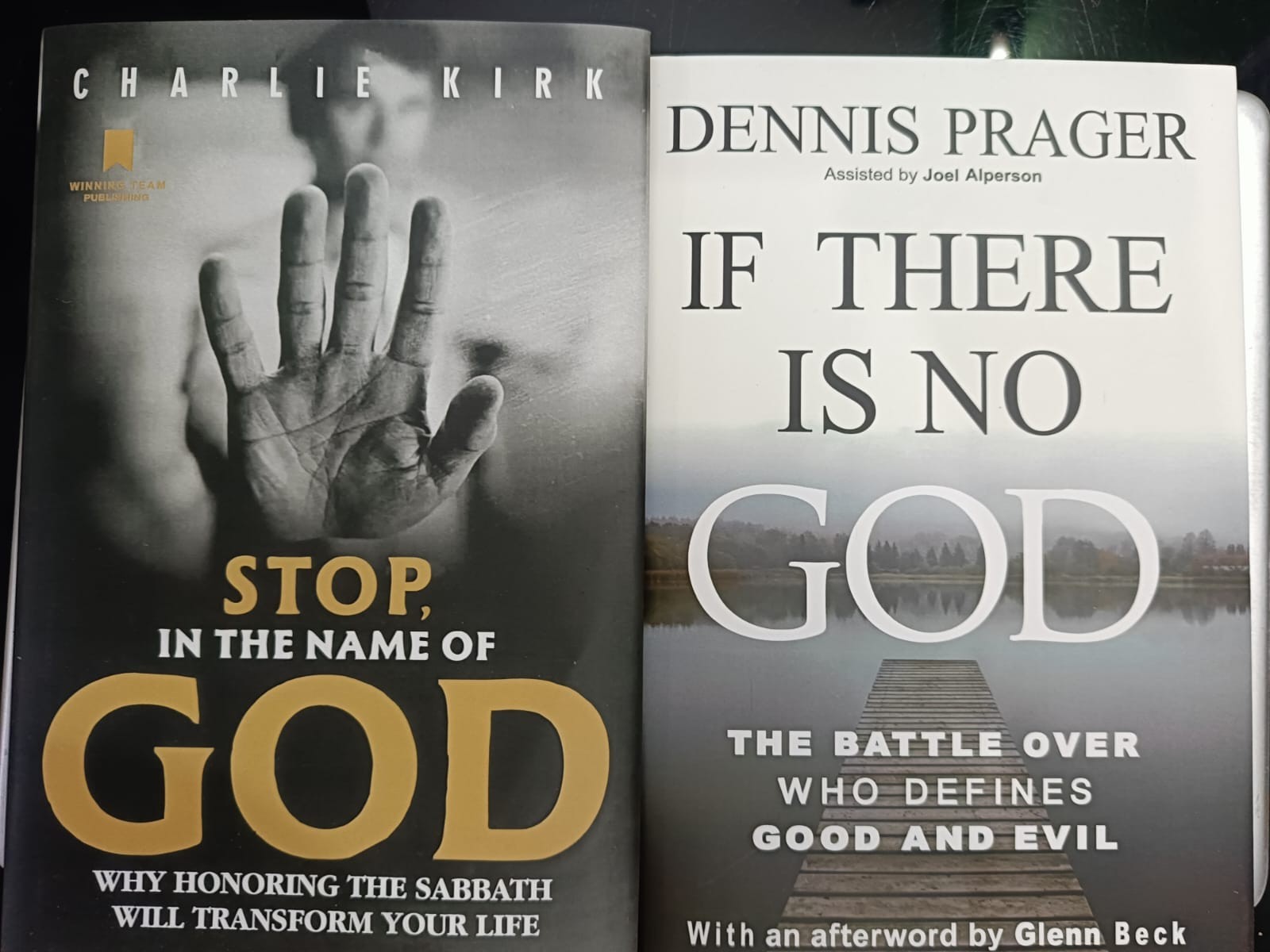 STOP IN THE NAME OF GOD & IF THERE IS NO GOD COMBO SET