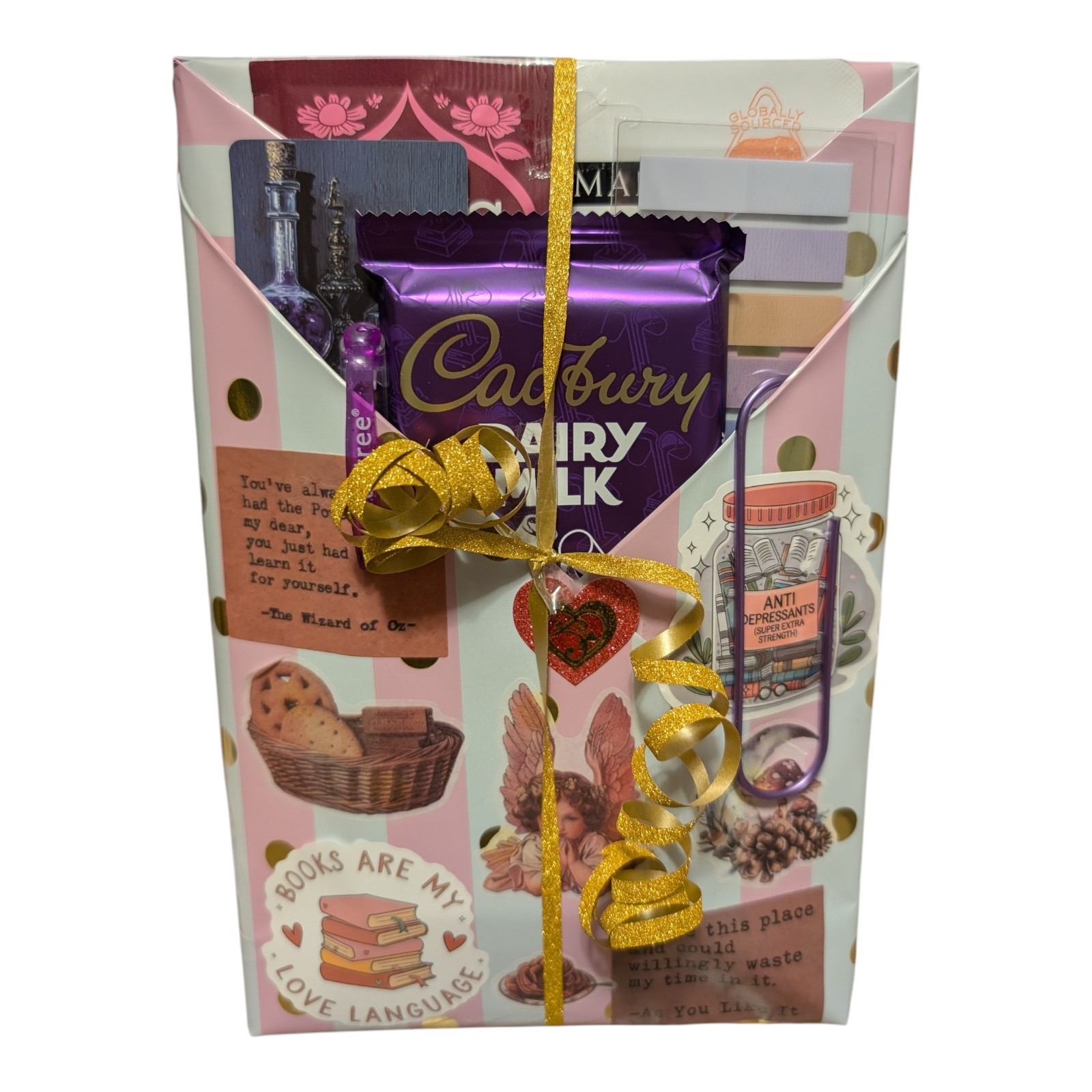 Enchanted Escape: Blind Date With A Book, Tea, Candy Bookmark More Booktok