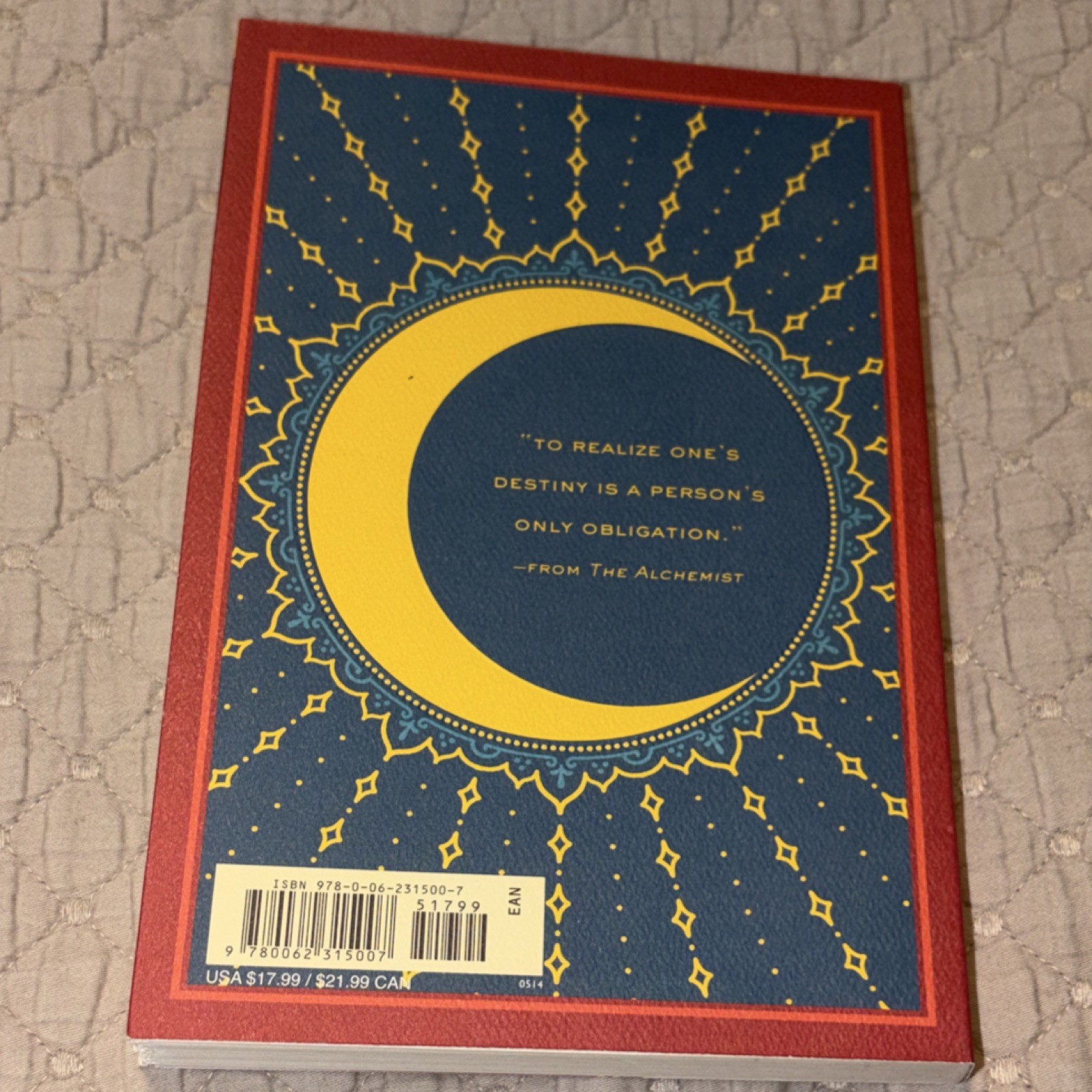 HarperCollins Alchemist Paulo Coelho 25th Anniversary Trade Paperback Fiction