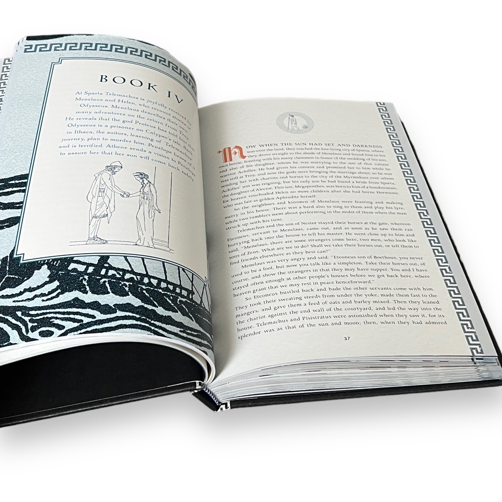 2-Book Set: THE ILLUSTRATED ILIAD & ODYSSEY by Homer Hardcover Deluxe Classics