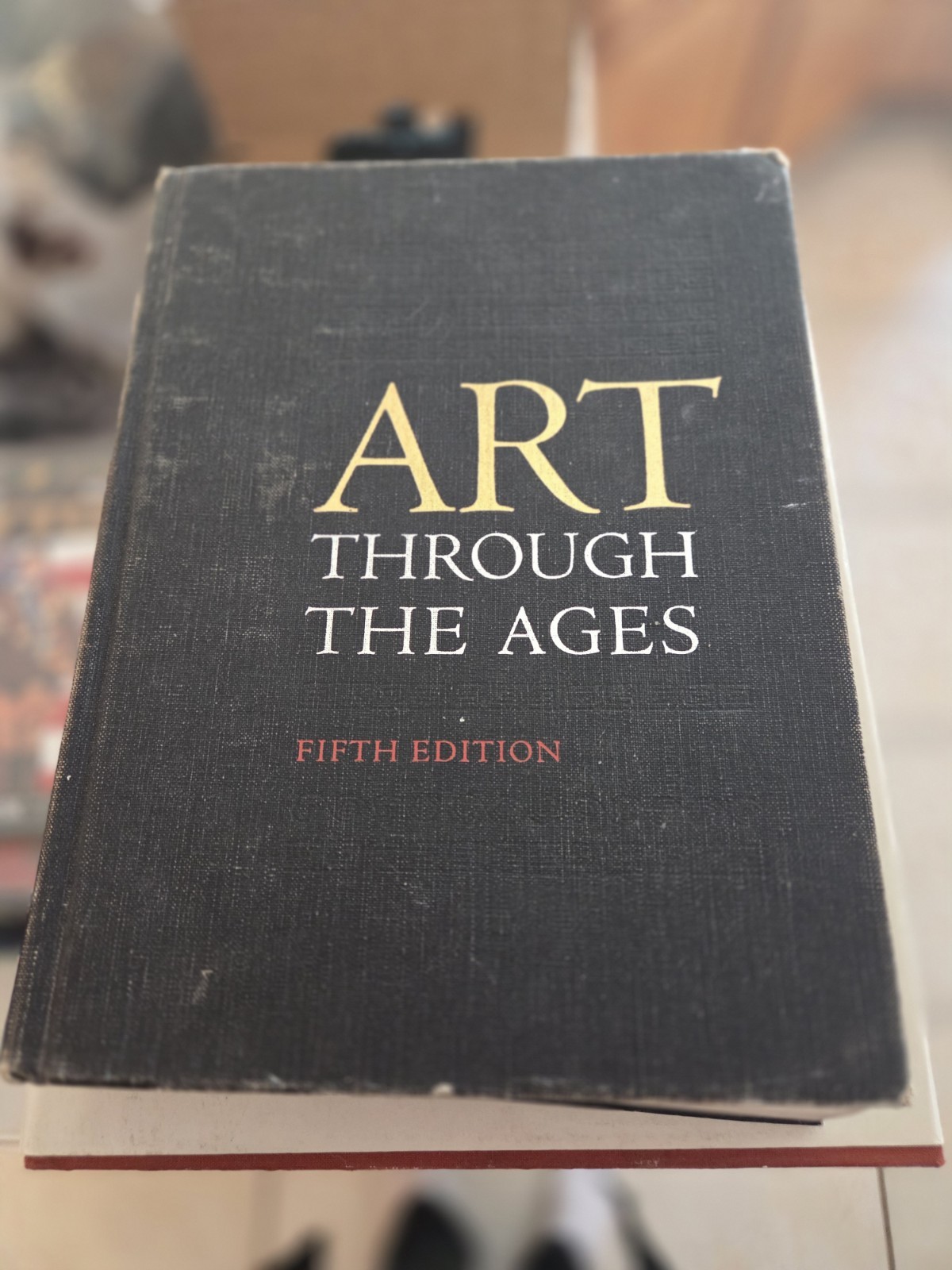 ART THROUGH THE AGES Fifth Edition, Hardcover, HUGE – 5 pounds! 802 pgs., ©1970