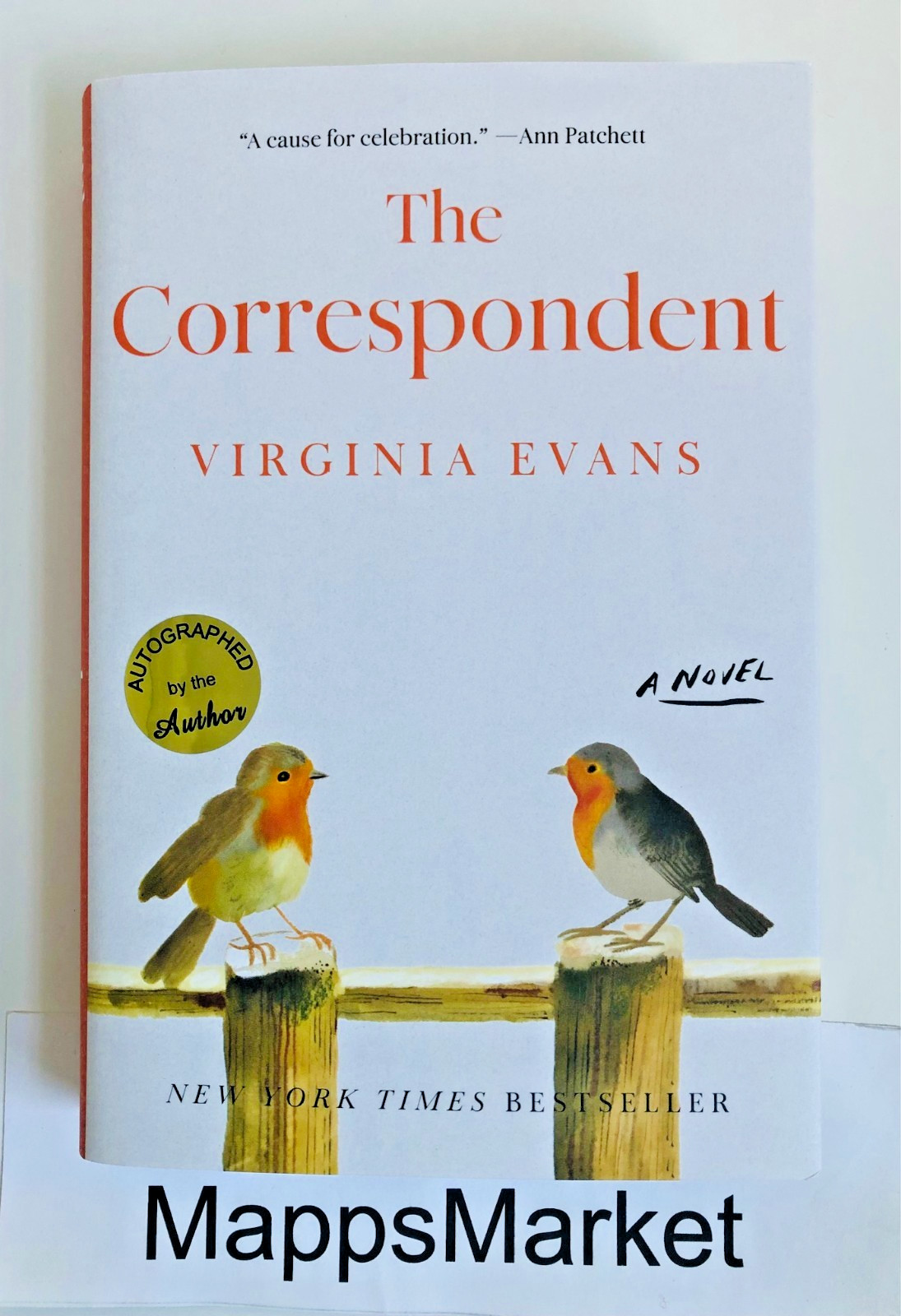 SIGNED The Correspondent: A Novel by Virginia Evans (2025, Hardcover)