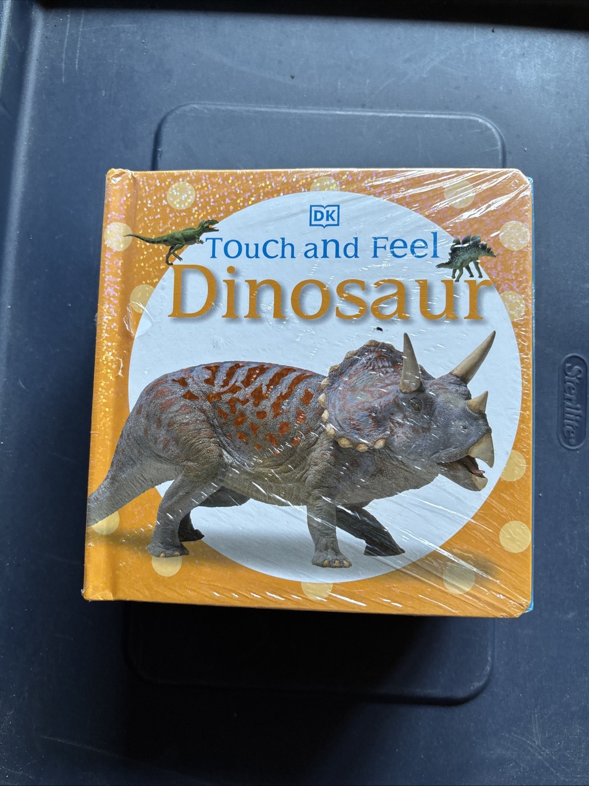 DK Touch and Feel Book Set Farm Kitten Puppy Baby Animals Jungle Dinosaur 6 Lot