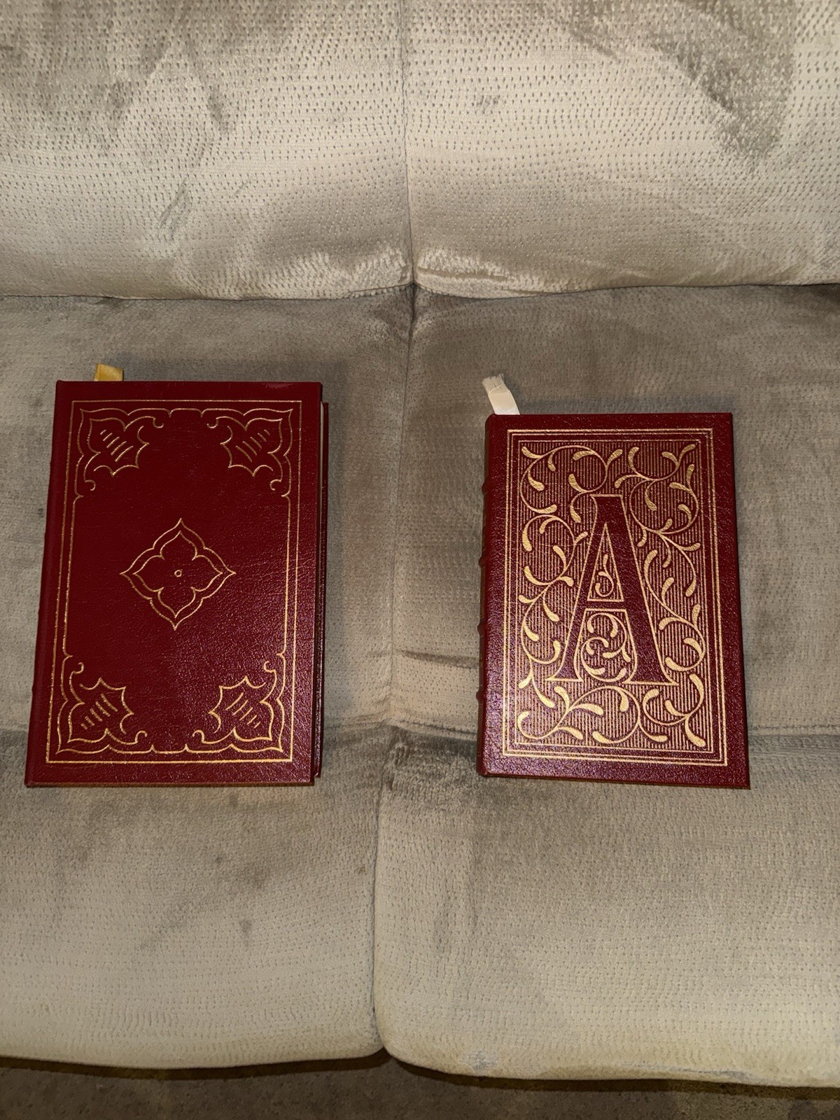 2 Easton Press Classic Books: The Scarlet Letter + The Red And The Black