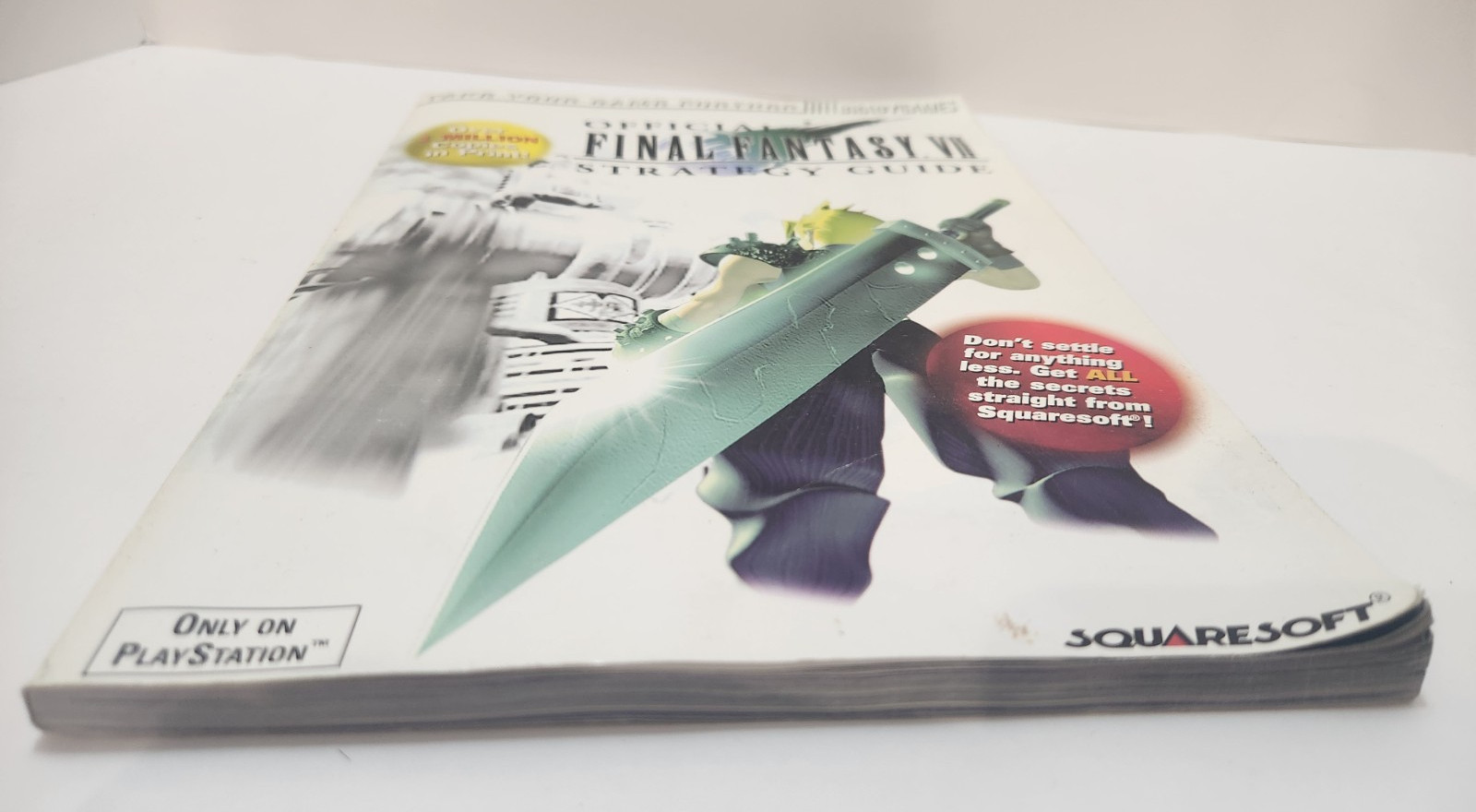FINAL FANTASY VII BRADY GAMES STRATEGY GUIDE VERY RARE 1ST COVER! FF7