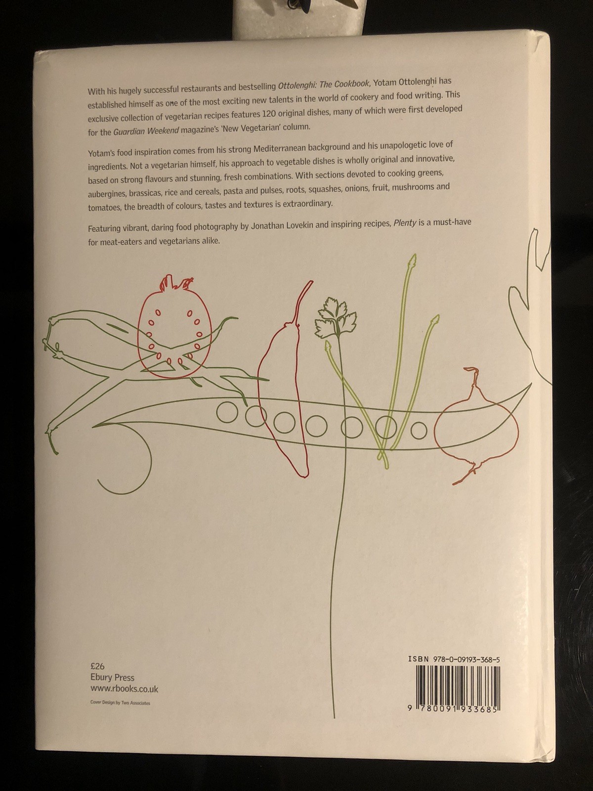 Yotam Ottolenghi Plenty Ebury Press 2010 First Ed. HC LN Cookbook