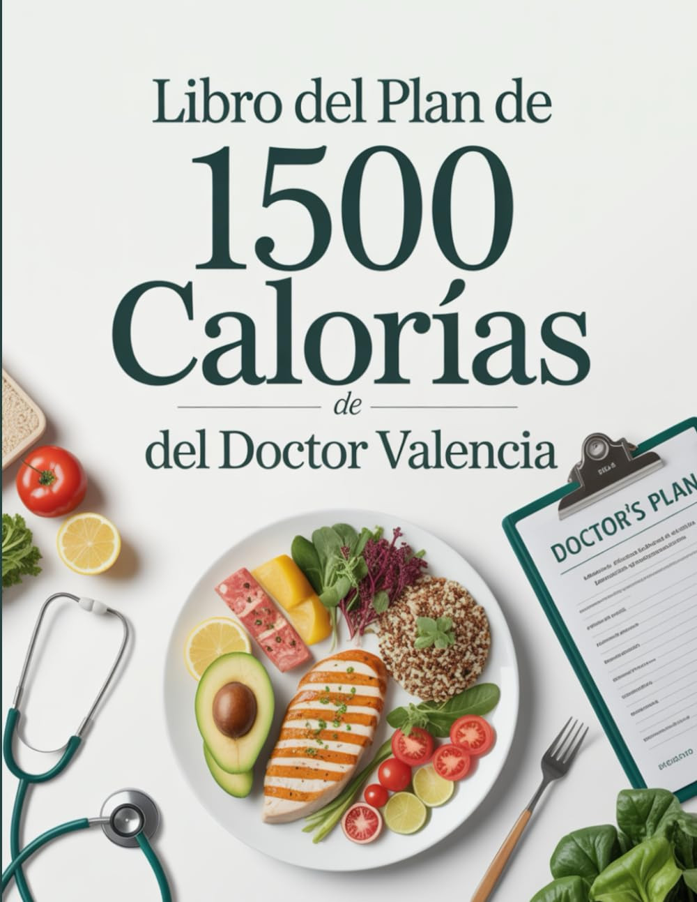 Libro Del Plan De 1500 Calorías Del Doctor Valencia: Guía Nutricional Y De Recet