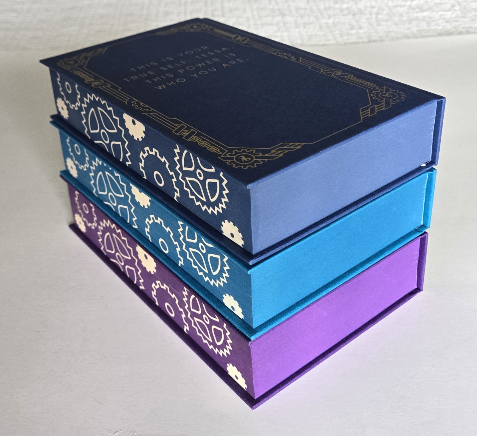 The Infernal Devices Box Set – Cassandra Clare HC (Stamp Signature) Sprayed Edge