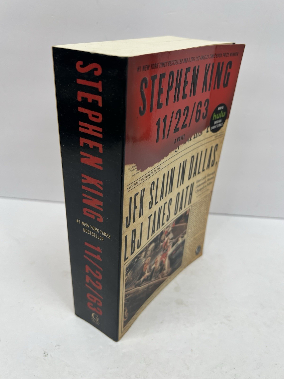 11/22/63: JFK Slain in Dallas LBJ Takes Oath by Stephen King Paperback Book PB